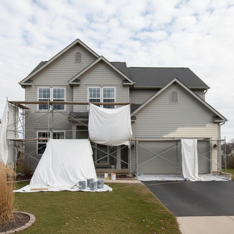 House Siding Painting