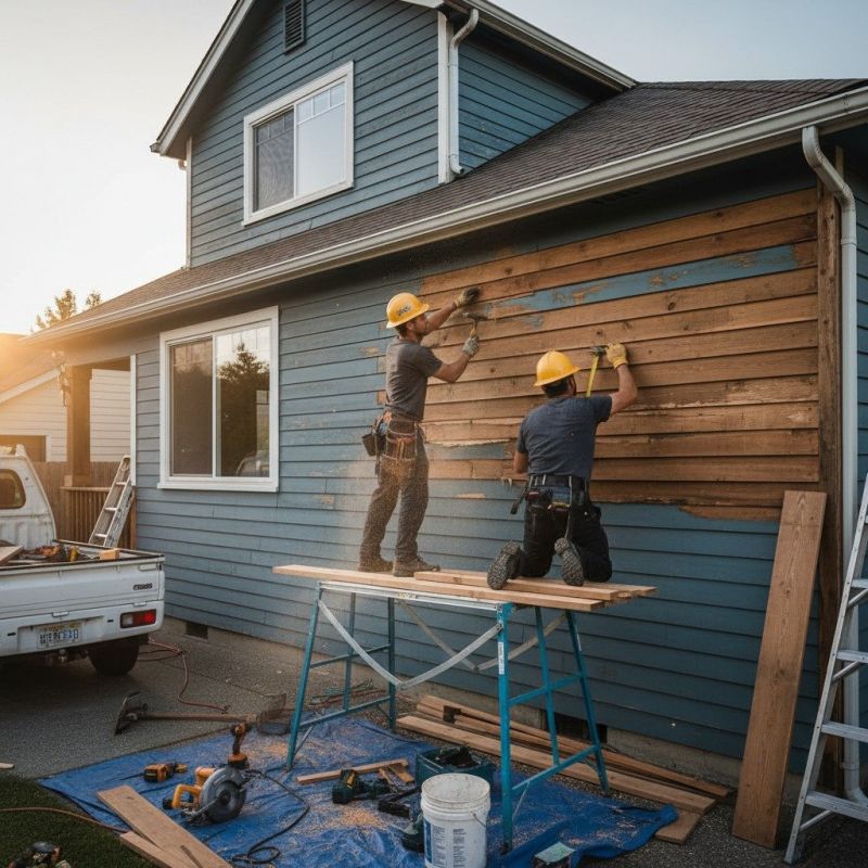 House Siding Painting